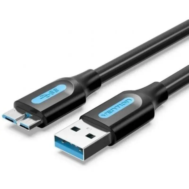 Cable USB 3.0 Vention COPBH/ USB Macho - MicroUSB Macho/ Hasta 10W/ 5Gbps/ 2m/ Negro Cable USB 3.0 Vention COPBH/ USB Macho - MicroUSB Macho/ Hasta 10W/ 5Gbps/ 2m/ Negro