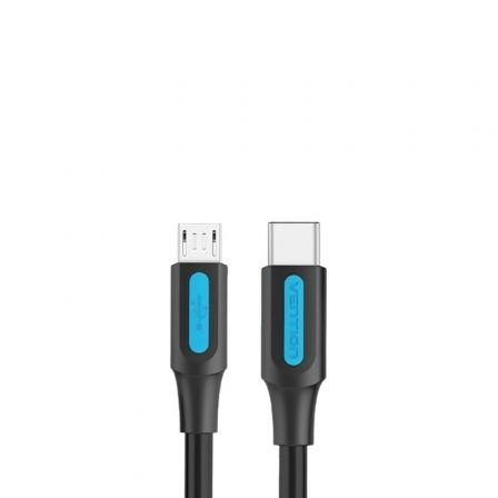 Cable USB 2.0 Tipo-C Vention COVBD/ USB Tipo-C Macho - MicroUSB Macho/ Hasta 10W/ 480Mbps/ 50cm/ Negro Cable USB 2.0 Tipo-C Vention COVBD/ USB Tipo-C Macho - MicroUSB Macho/ Hasta 10W/ 480Mbps/ 50cm/ Negro
