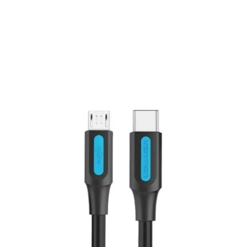 Cable USB 2.0 Tipo-C Vention COVBG/ USB Tipo-C Macho - MicroUSB Macho/ Hasta 10W/ 480Mbps/ 1.5m/ Negro Cable USB 2.0 Tipo-C Vention COVBG/ USB Tipo-C Macho - MicroUSB Macho/ Hasta 10W/ 480Mbps/ 1.5m/ Negro