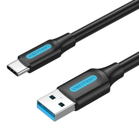 Cable USB 3.0 Tipo-C Vention COZBG/ USB Macho - USB Tipo-C Macho/ Hasta 60W/ 5Gbps/ 1.5m/ Negro Cable USB 3.0 Tipo-C Vention COZBG/ USB Macho - USB Tipo-C Macho/ Hasta 60W/ 5Gbps/ 1.5m/ Negro