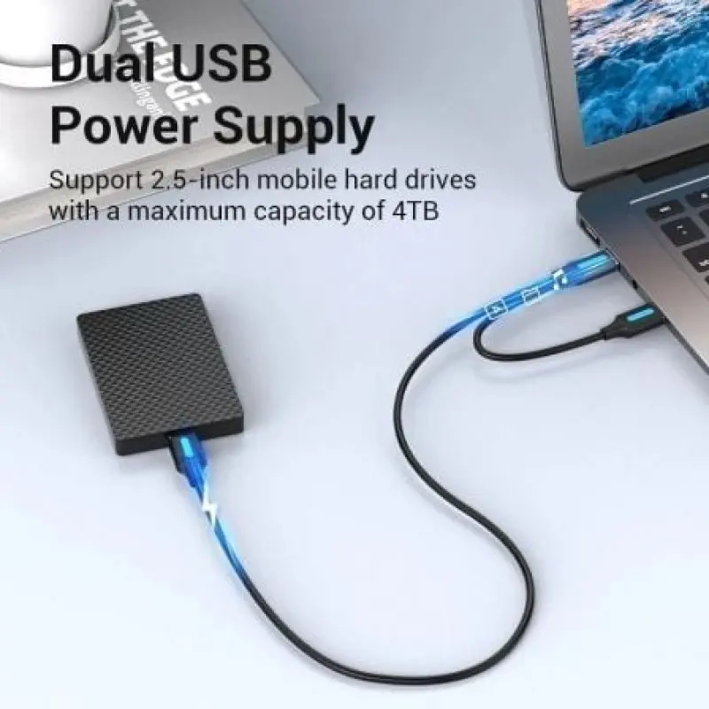 Cable USB 3.0 Vention CQPBF/ USB Macho - MicroUSB Macho/ USB 2.0 Macho/ 5Gbps/ 1m/ Negro Cable USB 3.0 Vention CQPBF/ USB Macho - MicroUSB Macho/ USB 2.0 Macho/ 5Gbps/ 1m/ Negro