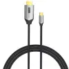 Cable Conversor HDMI 2.0 4K Vention CRBBH/ USB Tipo-C Macho - HDMI Macho/ 2m/ Negro Cable Conversor HDMI 2.0 4K Vention CRBBH/ USB Tipo-C Macho - HDMI Macho/ 2m/ Negro