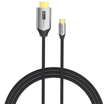 Cable Conversor HDMI 2.0 4K Vention CRBBH/ USB Tipo-C Macho - HDMI Macho/ 2m/ Negro Cable Conversor HDMI 2.0 4K Vention CRBBH/ USB Tipo-C Macho - HDMI Macho/ 2m/ Negro