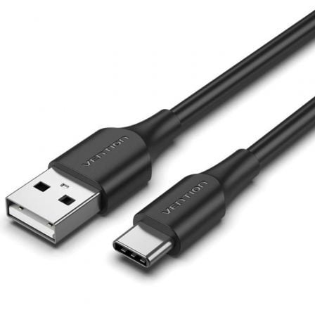 Cable USB 2.0 Tipo-C Vention CTHBD/ USB Tipo-C Macho - USB Macho/ Hasta 60W/ 480Mbps/ 50cm/ Negro Cable USB 2.0 Tipo-C Vention CTHBD/ USB Tipo-C Macho - USB Macho/ Hasta 60W/ 480Mbps/ 50cm/ Negro