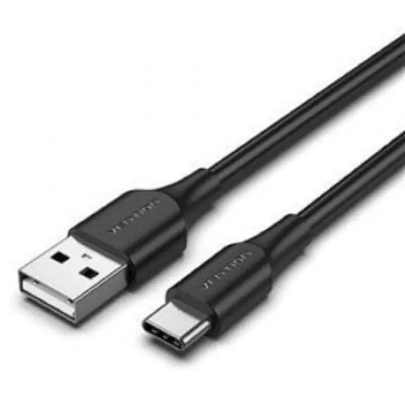 Cable USB 2.0 Tipo-C Vention CTHBF/ USB Tipo-C Macho - USB Macho/ Hasta 60W/ 480Mbps/ 1m/ Negro Cable USB 2.0 Tipo-C Vention CTHBF/ USB Tipo-C Macho - USB Macho/ Hasta 60W/ 480Mbps/ 1m/ Negro