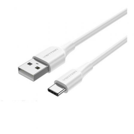 Cable USB 2.0 Tipo-C Vention CTHWF/ USB Tipo-C Macho - USB Macho/ Hasta 60W/ 480Mbps/ 1m/ Blanco Cable USB 2.0 Tipo-C Vention CTHWF/ USB Tipo-C Macho - USB Macho/ Hasta 60W/ 480Mbps/ 1m/ Blanco