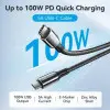 Cable USB 2.0 Tipo-C 5A 100W Vention CTKBAV/ USB Tipo-C Macho - USB Tipo-C Macho/ Hasta 100W/ 480Mbps/ 1.2m/ Negro Cable USB 2.0 Tipo-C 5A 100W Vention CTKBAV/ USB Tipo-C Macho - USB Tipo-C Macho/ Hasta 100W/ 480Mbps/ 1.2m/ Negro