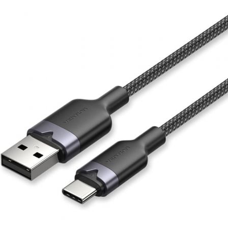 Cable USB 2.0 Tipo-C Vention CTNBF/ USB Tipo-C Macho - USB Macho/ Hasta 60W/ 480Mbps/ 1m/ Negro Cable USB 2.0 Tipo-C Vention CTNBF/ USB Tipo-C Macho - USB Macho/ Hasta 60W/ 480Mbps/ 1m/ Negro