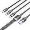 Cable USB 2.0 Lightning Vention CTPBG/ USB Macho/ USB Tipo-C Macho - MicroUSB Macho - Lightning Macho/ 1.5m/ Negro Cable USB 2.0 Lightning Vention CTPBG/ USB Macho/ USB Tipo-C Macho - MicroUSB Macho - Lightning Macho/ 1.5m/ Negro
