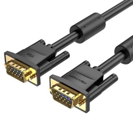 Cable SVGA Vention DAEBJ/ VGA Macho - VGA Macho/ 5m/ Negro Cable SVGA Vention DAEBJ/ VGA Macho - VGA Macho/ 5m/ Negro