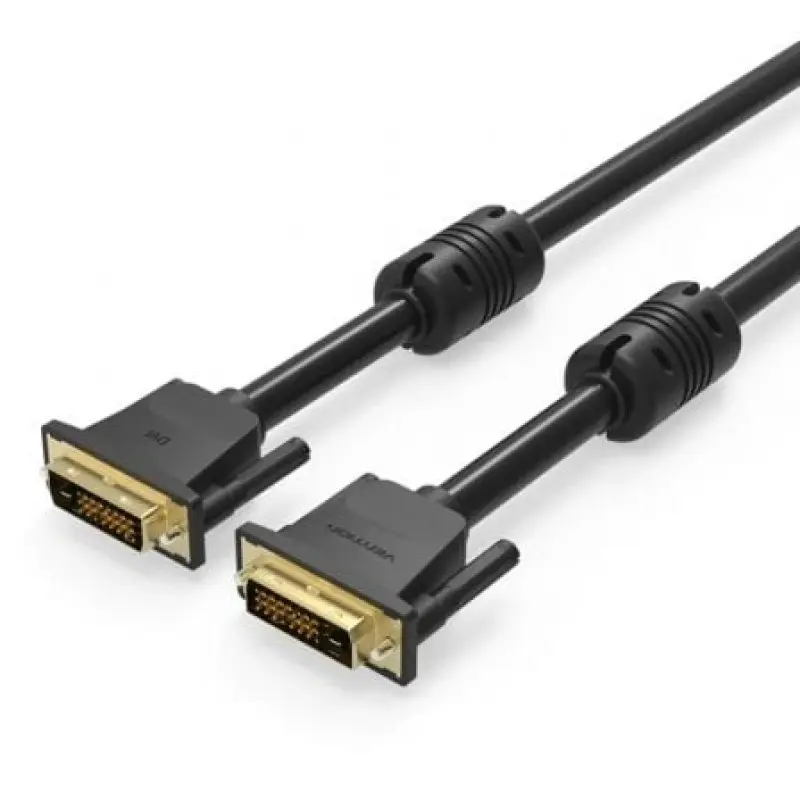 Cable DVI Vention EAABF/ DVI-D Macho - DVI-D Macho/ 1m/ Negro Cable DVI Vention EAABF/ DVI-D Macho - DVI-D Macho/ 1m/ Negro