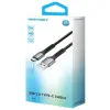 Cable USB Tipo-C Vention H13BF/ USB Macho - USB Tipo-C Macho/ 15W/ 480Mbps/ 1m/ Negro Cable USB Tipo-C Vention H13BF/ USB Macho - USB Tipo-C Macho/ 15W/ 480Mbps/ 1m/ Negro