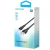 Cable USB 2.0 Lightning Vention H26BF/ Lightning Macho - USB Macho/ 10W/ 480Mbps/ 1m/ Negro