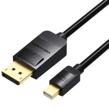 Cable Conversor Vention HAABH/ Mini DisplayPort Macho - DisplayPort Macho/ 2m/ Negro Cable Conversor Vention HAABH/ Mini DisplayPort Macho - DisplayPort Macho/ 2m/ Negro