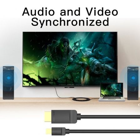 Cable Conversor Vention HABBH/ Mini DisplayPort Macho - HDMI Macho/ 2m/ Negro Cable Conversor Vention HABBH/ Mini DisplayPort Macho - HDMI Macho/ 2m/ Negro