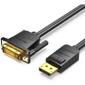 Cable Conversor Vention HAFBF/ DisplayPort Macho - DVI Macho/ 1m/ Negro Cable Conversor Vention HAFBF/ DisplayPort Macho - DVI Macho/ 1m/ Negro