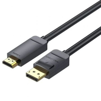 Cable Conversor Vention HAGBI/ DisplayPort Macho - HDMI 4K Macho/ 3m/ Negro Cable Conversor Vention HAGBI/ DisplayPort Macho - HDMI 4K Macho/ 3m/ Negro