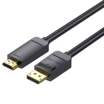 Cable Conversor Vention HAGBJ/ DisplayPort Macho - HDMI 4K Macho/ 5m/ Negro Cable Conversor Vention HAGBJ/ DisplayPort Macho - HDMI 4K Macho/ 5m/ Negro