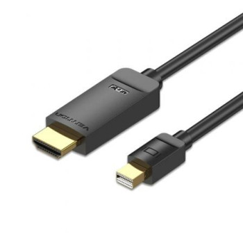Cable Conversor Vention HAHBG/ Mini DisplayPort Macho - HDMI Macho/ 1.5m/ Negro Cable Conversor Vention HAHBG/ Mini DisplayPort Macho - HDMI Macho/ 1.5m/ Negro