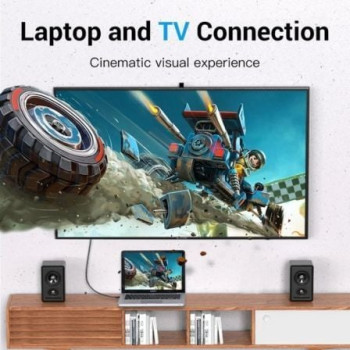 Cable Conversor Vention HAHBG/ Mini DisplayPort Macho - HDMI Macho/ 1.5m/ Negro Cable Conversor Vention HAHBG/ Mini DisplayPort Macho - HDMI Macho/ 1.5m/ Negro