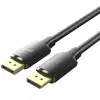 Cable DisplayPort 1.2 4K Vention HAKBI/ DisplayPort Macho - DisplayPort Macho/ 3m/ Negro Cable DisplayPort 1.2 4K Vention HAKBI/ DisplayPort Macho - DisplayPort Macho/ 3m/ Negro