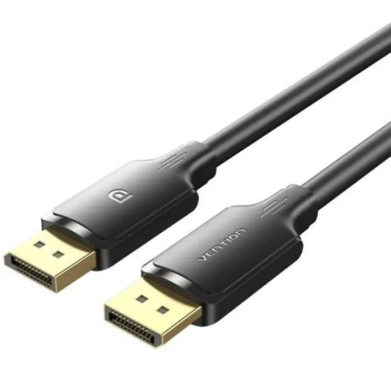 Cable DisplayPort 1.2 4K Vention HAKBI/ DisplayPort Macho - DisplayPort Macho/ 3m/ Negro Cable DisplayPort 1.2 4K Vention HAKBI/ DisplayPort Macho - DisplayPort Macho/ 3m/ Negro