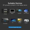 Conversor Vention HBFBB/ DisplayPort Macho - VGA Hembra/ 15cm/ Negro Conversor Vention HBFBB/ DisplayPort Macho - VGA Hembra/ 15cm/ Negro