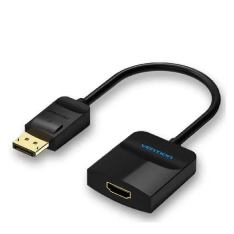 Conversor Vention HBGBB/ DisplayPort Macho - HDMI Hembra/ 15cm/ Negro Conversor Vention HBGBB/ DisplayPort Macho - HDMI Hembra/ 15cm/ Negro