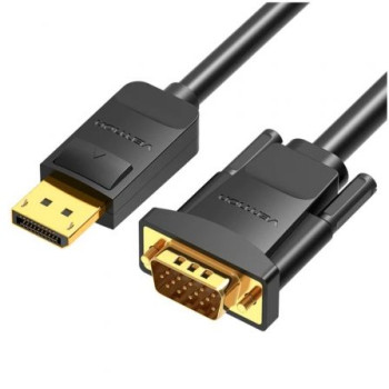 Cable Conversor Vention HBLBG/ DisplayPort Macho - VGA Macho/ 1.5m/ Negro Cable Conversor Vention HBLBG/ DisplayPort Macho - VGA Macho/ 1.5m/ Negro