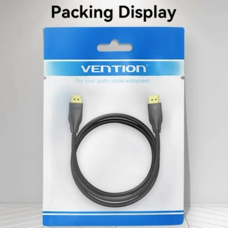 Cable DisplayPort 1.4 8K Vention HCDBG/ DisplayPort Macho - DisplayPort Macho/ 1.5m/ Negro Cable DisplayPort 1.4 8K Vention HCDBG/ DisplayPort Macho - DisplayPort Macho/ 1.5m/ Negro