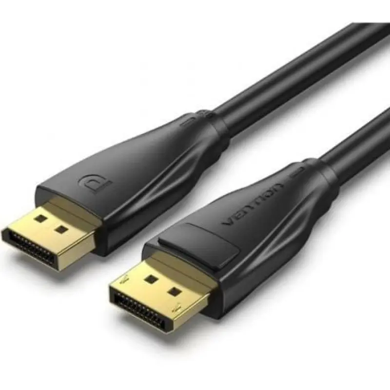 Cable DisplayPort 1.4 8K Vention HCDBJ/ DisplayPort Macho - DisplayPort Macho/ 5m/ Negro Cable DisplayPort 1.4 8K Vention HCDBJ/ DisplayPort Macho - DisplayPort Macho/ 5m/ Negro