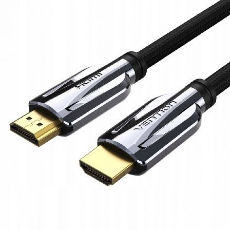 Cable HDMI 2.1 8K Vention AALBI/ HDMI Macho - HDMI Macho/ 3m/ Gris y Negro Cable HDMI 2.1 8K Vention AALBI/ HDMI Macho - HDMI Macho/ 3m/ Gris y Negro