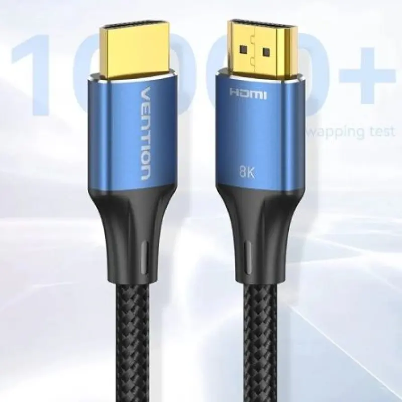 Cable HDMI 2.1 8K Vention ALGLF/ HDMI Macho - HDMI Macho/ 1m/ Azul Cable HDMI 2.1 8K Vention ALGLF/ HDMI Macho - HDMI Macho/ 1m/ Azul