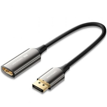 Cable Conversor Vention HFNBC/ DisplayPort Macho - HDMI Hembra/ 25cm/ Negro Cable Conversor Vention HFNBC/ DisplayPort Macho - HDMI Hembra/ 25cm/ Negro