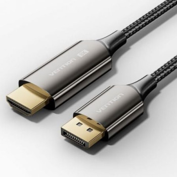 Cable Conversor Vention HFPBAC/ DisplayPort Macho - HDMI Macho/ 1.8m/ Negro Cable Conversor Vention HFPBAC/ DisplayPort Macho - HDMI Macho/ 1.8m/ Negro