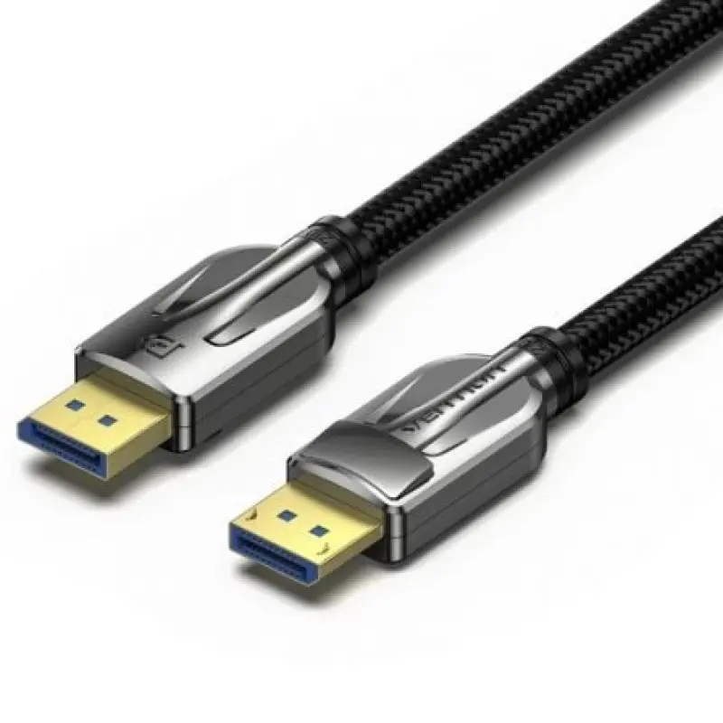 Cable DisplayPort 2.1 16K Vention HGABI/ DisplayPort Macho - DisplayPort Macho/ 3m/ Negro Cable DisplayPort 2.1 16K Vention HGABI/ DisplayPort Macho - DisplayPort Macho/ 3m/ Negro