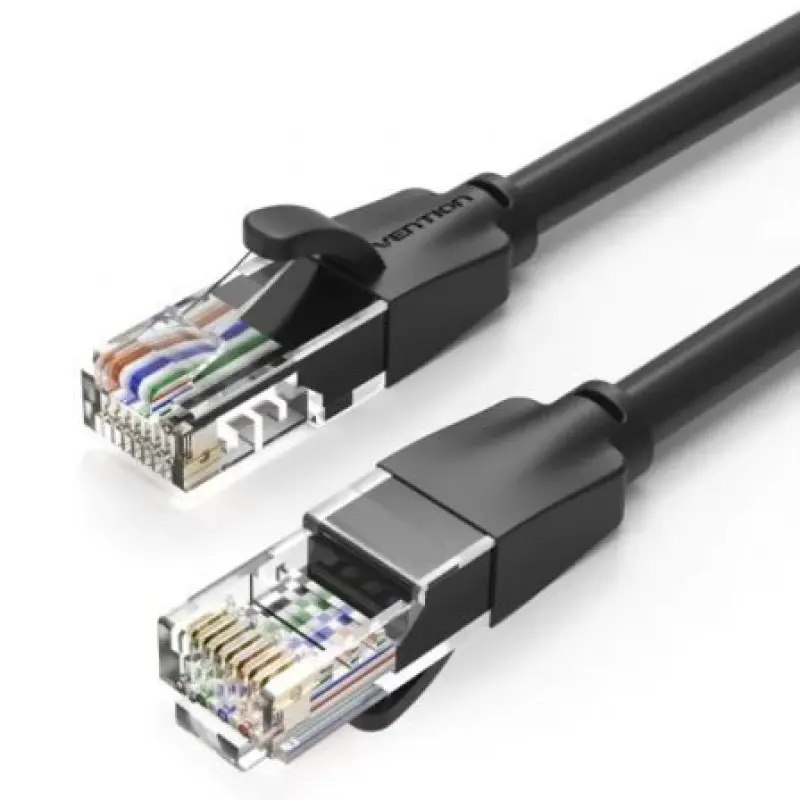 Cable de Red RJ45 UTP Vention IBEBJ Cat.6/ 5m/ Negro Cable de Red RJ45 UTP Vention IBEBJ Cat.6/ 5m/ Negro