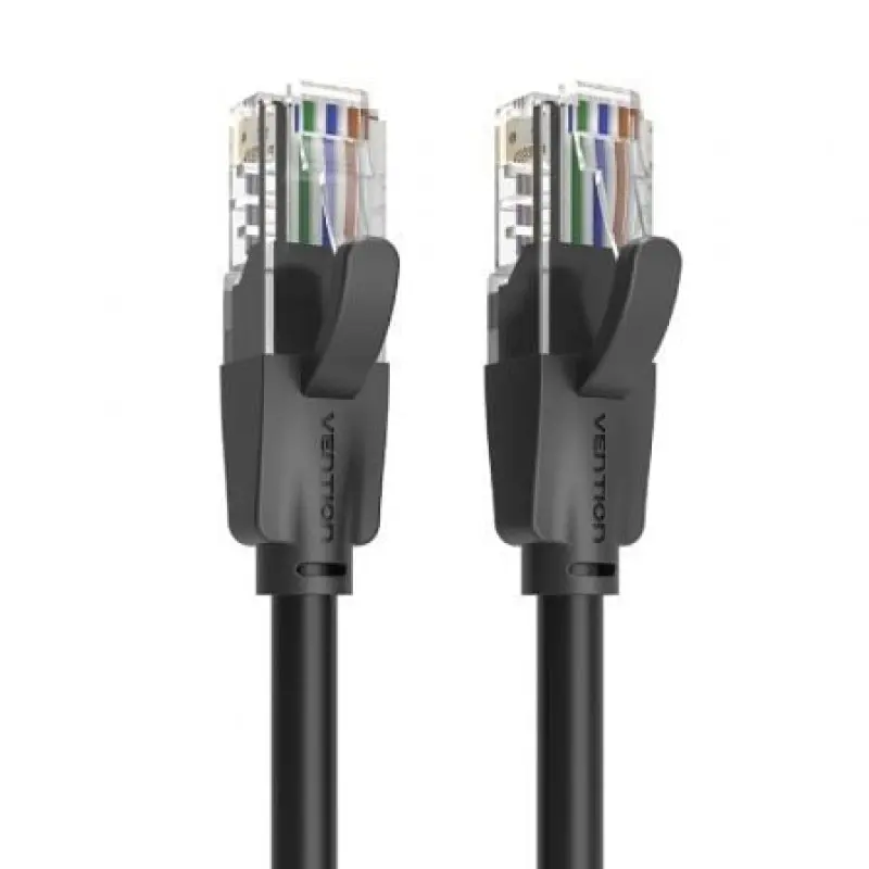 Cable de Red RJ45 UTP Vention IBEBJ Cat.6/ 5m/ Negro Cable de Red RJ45 UTP Vention IBEBJ Cat.6/ 5m/ Negro