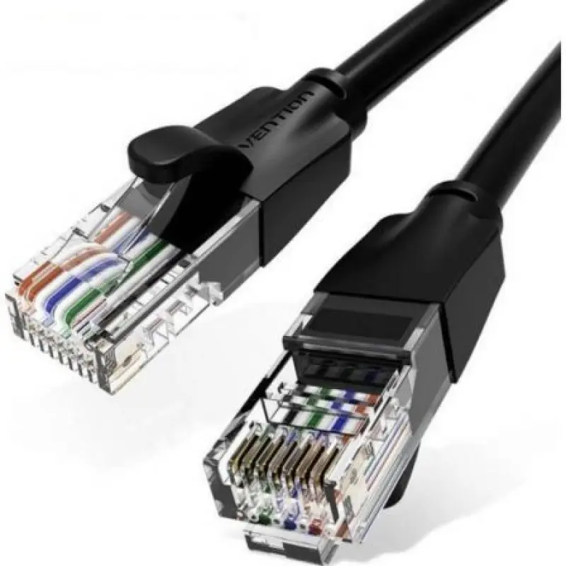 Cable de Red RJ45 UTP Vention IBEBQ Cat.6/ 20m/ Negro Cable de Red RJ45 UTP Vention IBEBQ Cat.6/ 20m/ Negro
