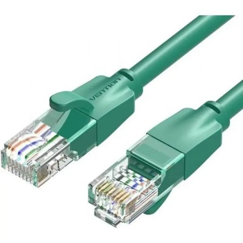 Cable de Red RJ45 UTP Vention IBEGH Cat.6/ 2m/ Verde Cable de Red RJ45 UTP Vention IBEGH Cat.6/ 2m/ Verde