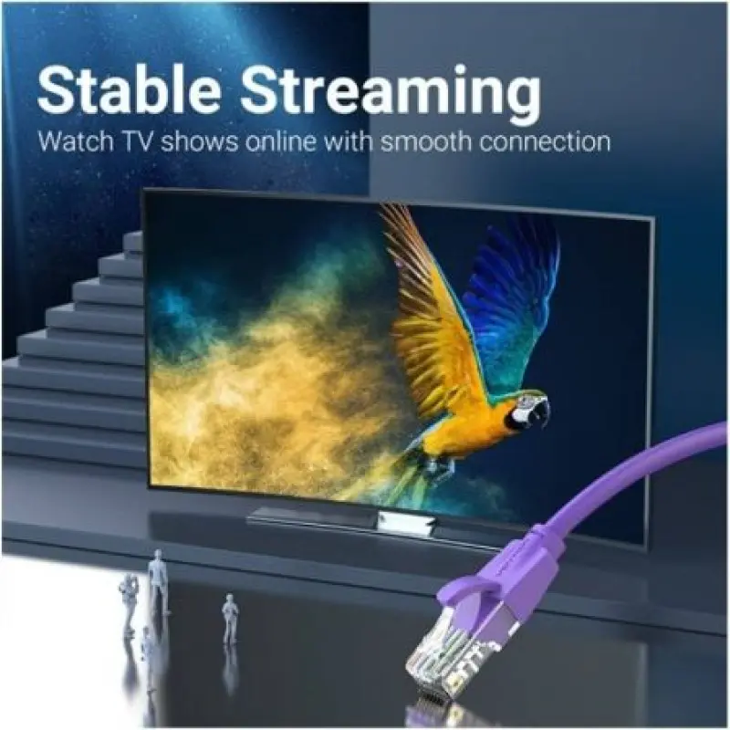 Cable de Red RJ45 UTP Vention IBEVF Cat.6/ 1m/ Morado Cable de Red RJ45 UTP Vention IBEVF Cat.6/ 1m/ Morado