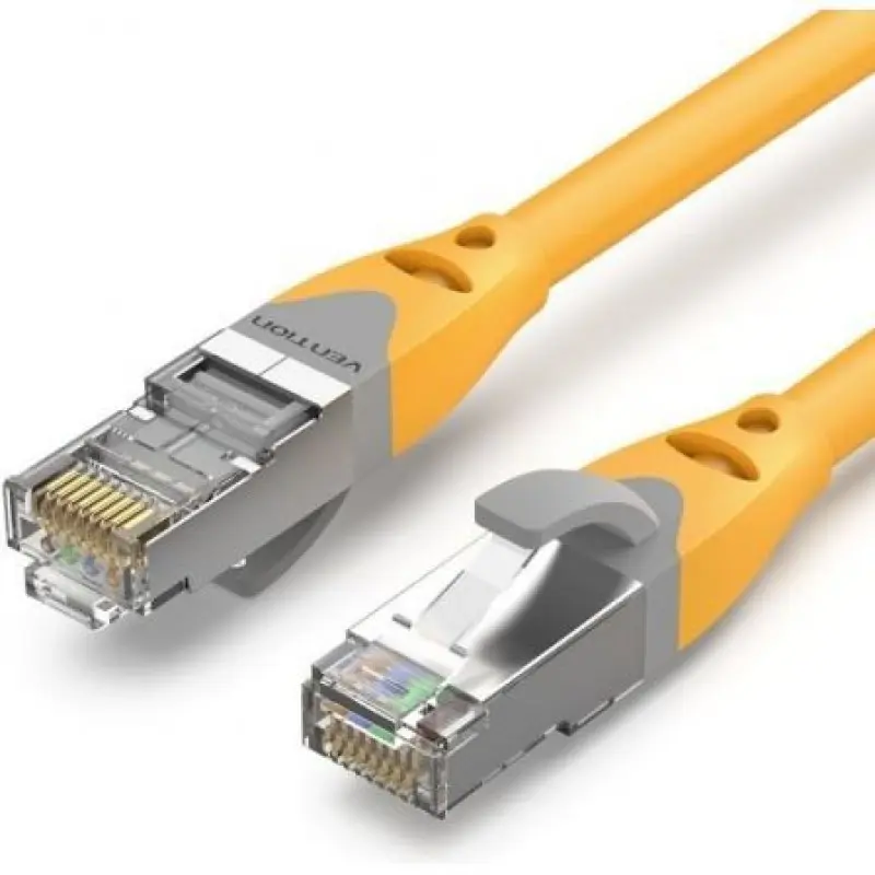 Cable de Red RJ45 SFTP Vention IBHYI Cat.6A/ 3m/ Amarillo Cable de Red RJ45 SFTP Vention IBHYI Cat.6A/ 3m/ Amarillo