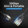 Cable de Red RJ45 UTP Vention IBIBJ Cat.6A/ 5m/ Negro Cable de Red RJ45 UTP Vention IBIBJ Cat.6A/ 5m/ Negro