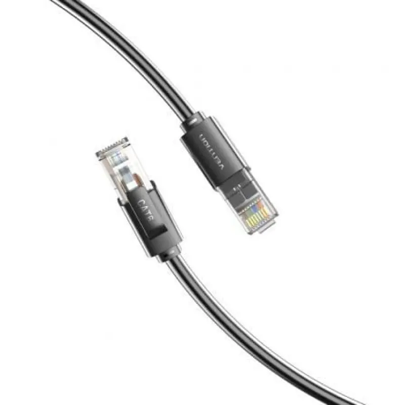 Cable de Red RJ45 UTP Vention IBRBJ Cat.6/ 5m/ Negro Cable de Red RJ45 UTP Vention IBRBJ Cat.6/ 5m/ Negro