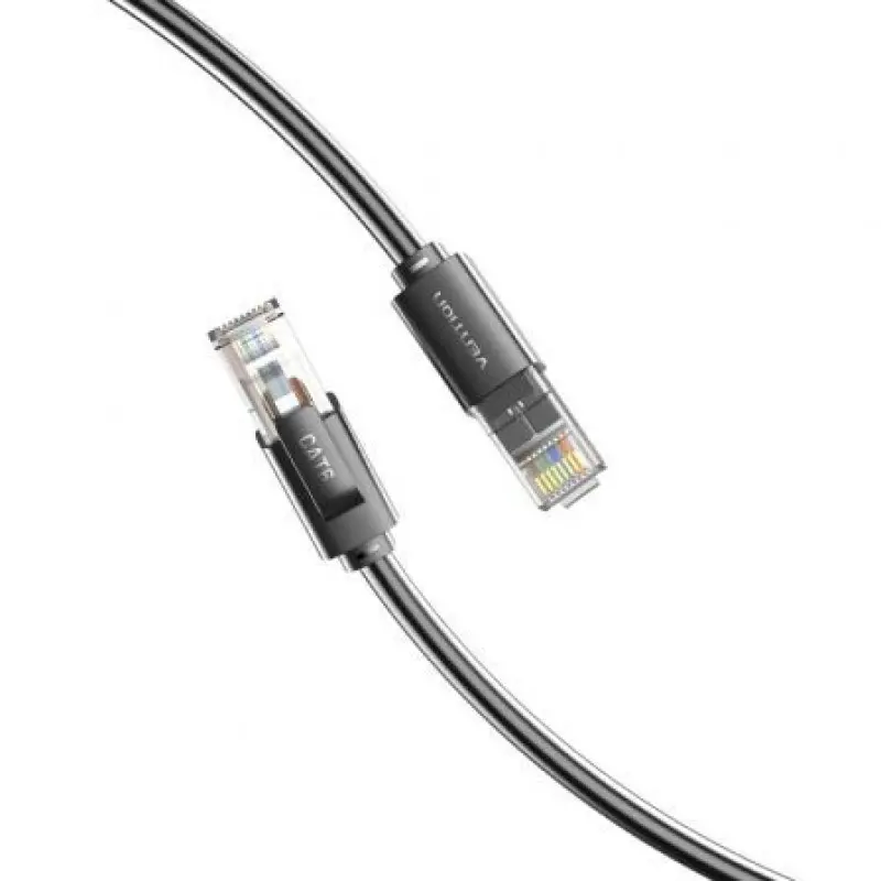 Cable de Red RJ45 UTP Vention IBRBK Cat.6/ 8m/ Negro Cable de Red RJ45 UTP Vention IBRBK Cat.6/ 8m/ Negro