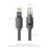 Cable de Red RJ45 UTP Vention IBRBK Cat.6/ 8m/ Negro Cable de Red RJ45 UTP Vention IBRBK Cat.6/ 8m/ Negro