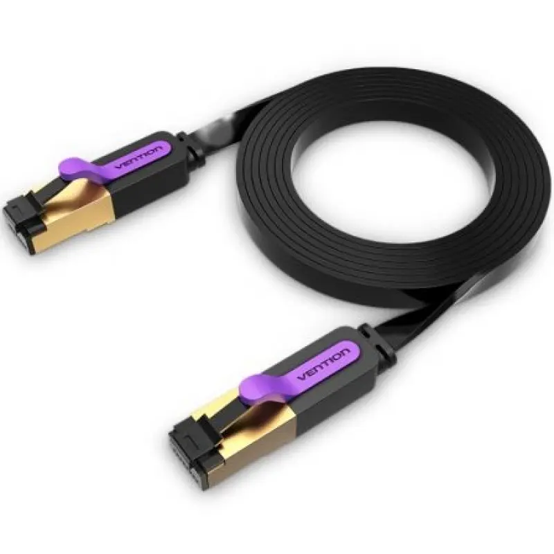 Cable de Red RJ45 STP Vention ICABJ Cat.7/ 5m/ Negro Cable de Red RJ45 STP Vention ICABJ Cat.7/ 5m/ Negro