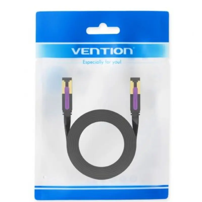 Cable de Red RJ45 STP Vention ICABJ Cat.7/ 5m/ Negro Cable de Red RJ45 STP Vention ICABJ Cat.7/ 5m/ Negro