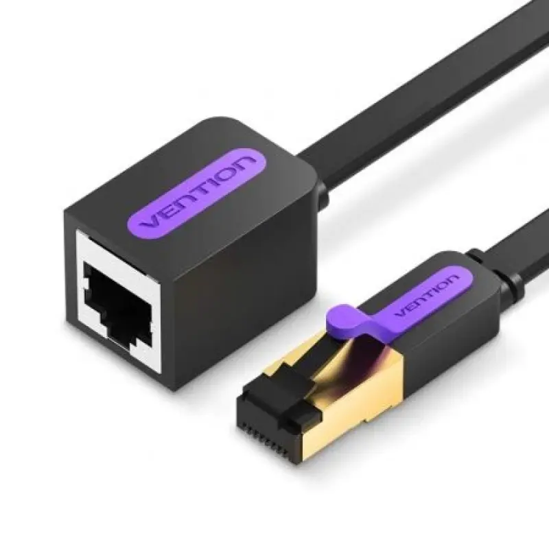 Cable Alargador de Red RJ45 UTP Vention ICBBI Cat.7/ 3m/ Negro Cable Alargador de Red RJ45 UTP Vention ICBBI Cat.7/ 3m/ Negro