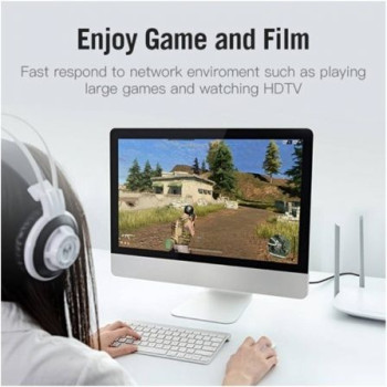 Cable de Red RJ45 SFTP Vention ICDBN Cat.7/ 15m/ Negro Cable de Red RJ45 SFTP Vention ICDBN Cat.7/ 15m/ Negro